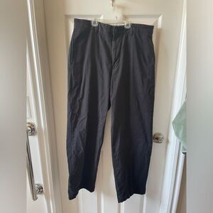 Chaps Straight Chino Pants Men's Size 33×30 Black  Pocket Flat Front